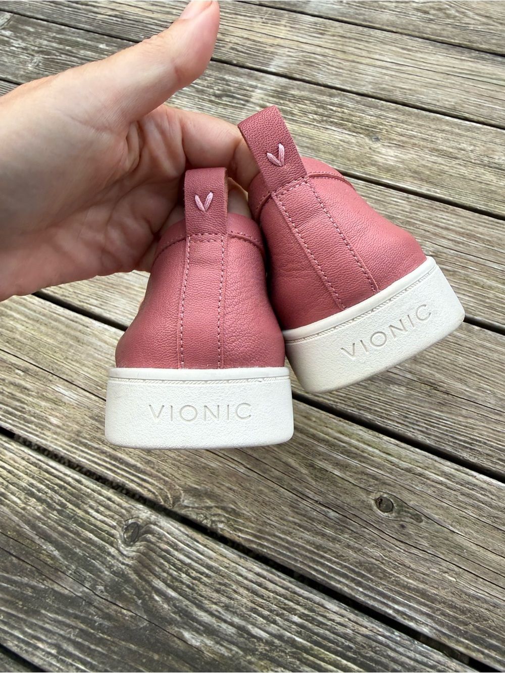 Vionic Chantel Penny Loafer Slip-On Withered Rose Sneaker 12 - Picture 7 of 12